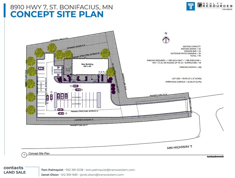 8910 Hwy 7, Saint Bonifacius, MN for sale - Site Plan - Image 2 of 4