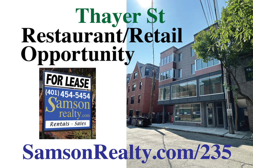 Thayer St, Providence, RI for lease - Building Photo - Image 1 of 4