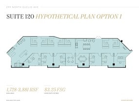 299 N Euclid Ave, Pasadena, CA for lease Floor Plan- Image 2 of 3