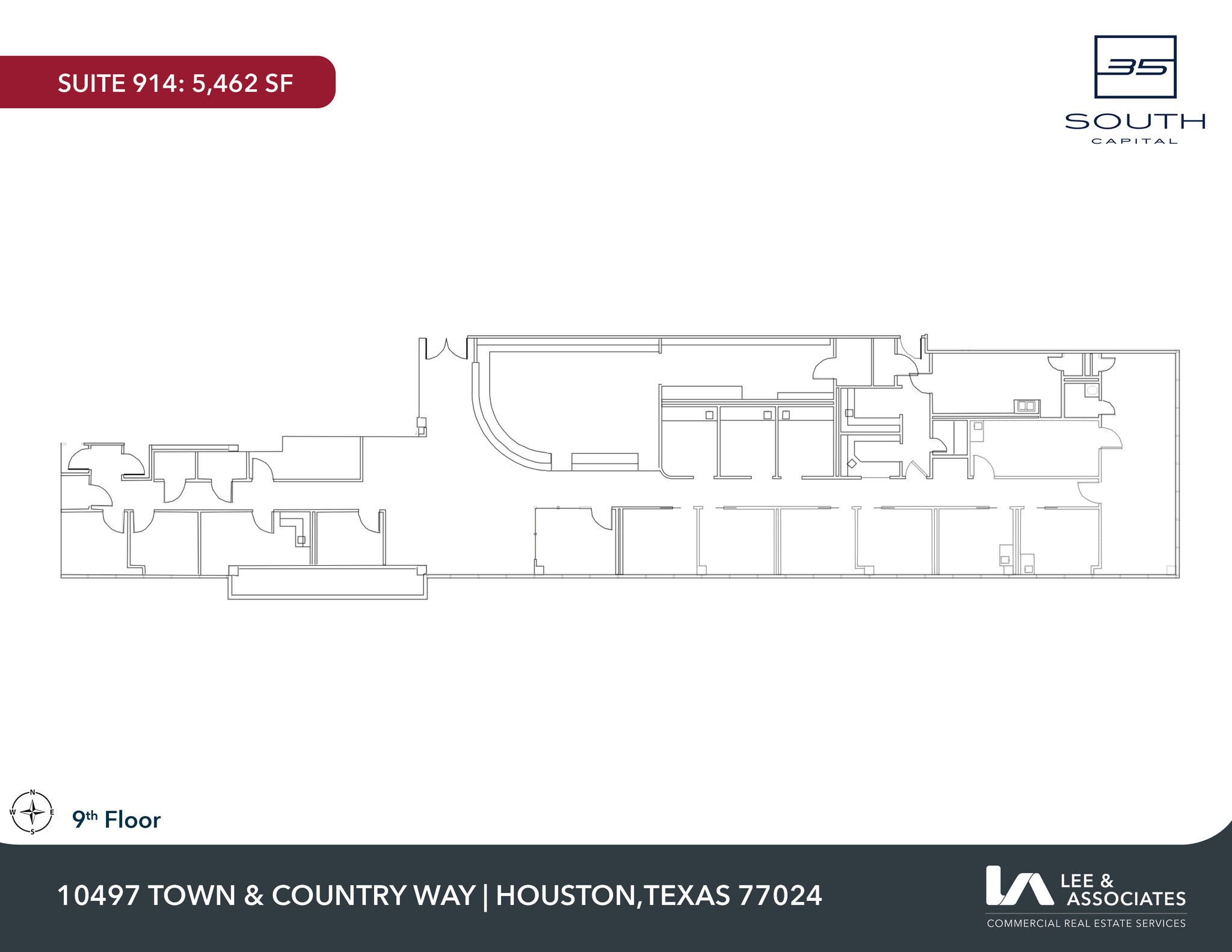 10497 Town & Country Way, Houston, TX for lease Floor Plan- Image 1 of 1