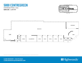 2000 CentreGreen Way, Cary, NC for lease Floor Plan- Image 1 of 1