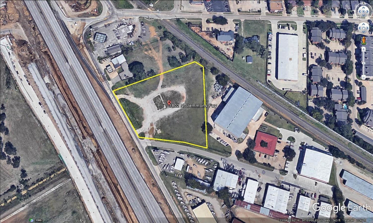 1802 N Stemmons Fwy, Lewisville, TX 75057 Land for Sale