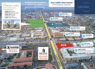 SWC Central & Coolidge St ave, Phoenix, AZ - aerial  map view - Image1