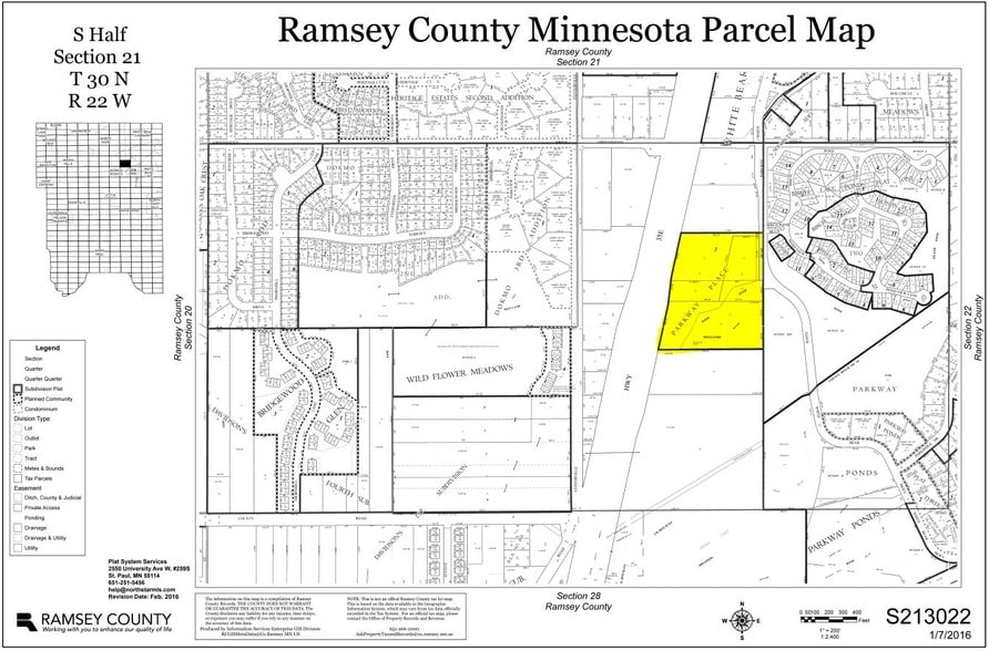 4255 White Bear Pky, Vadnais Heights, MN for lease - Plat Map - Image 2 of 3