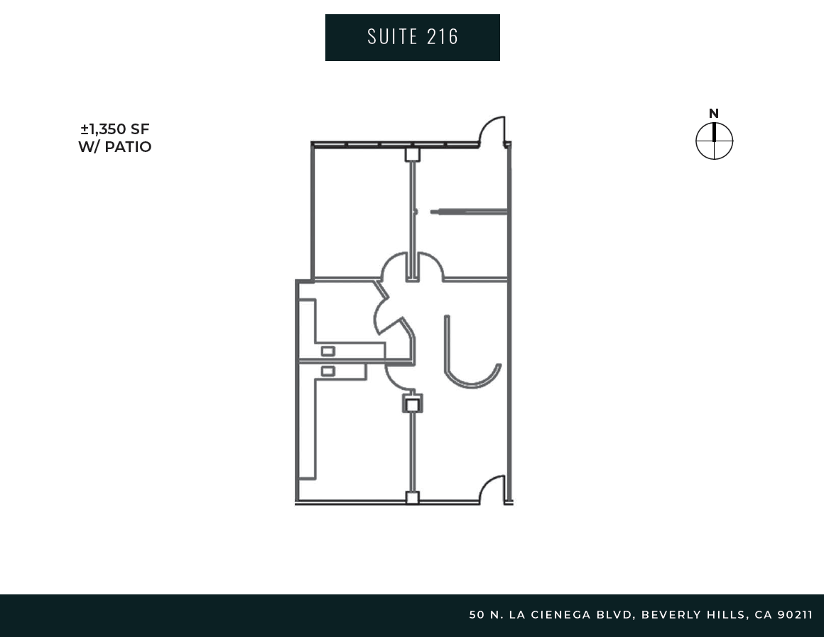 50 N La Cienega Blvd, Beverly Hills, CA for lease Floor Plan- Image 1 of 7