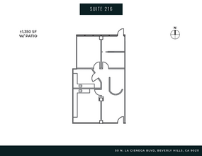 50 N La Cienega Blvd, Beverly Hills, CA for lease Floor Plan- Image 1 of 7