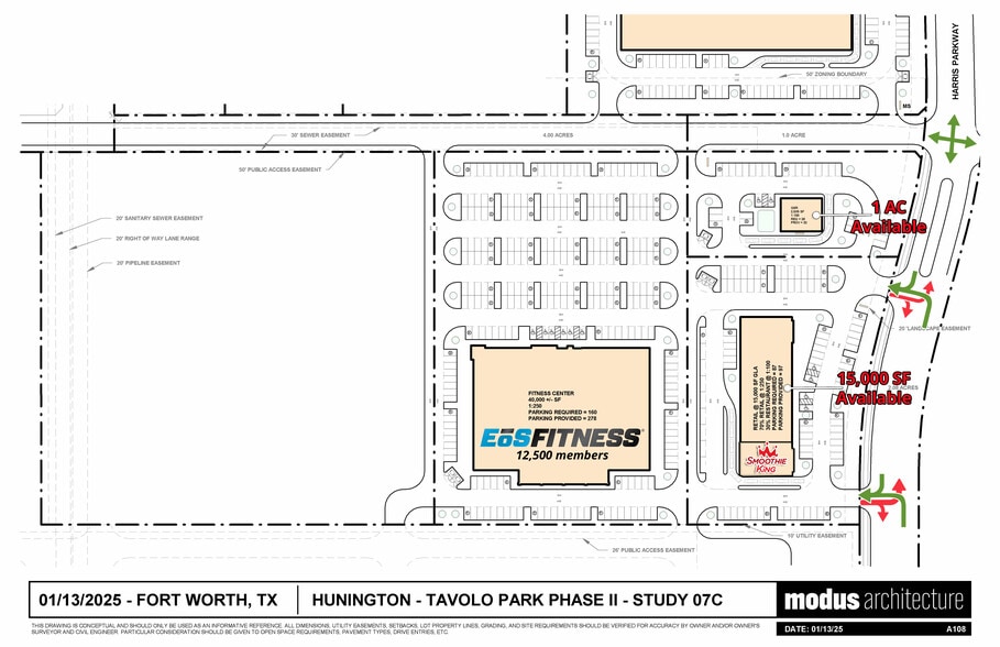 SWC Altamesa Rd, Fort Worth, TX for sale - Site Plan - Image 2 of 3