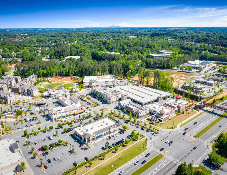 Peachtree Pky and Medlock Bridge Rd, Peachtree Corners, GA for lease - Aerial - Image 2 of 3