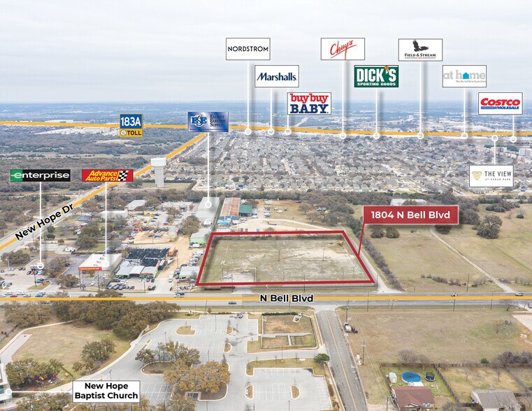 1804 N Bell Blvd, Cedar Park, TX for sale - Primary Photo - Image 1 of 1