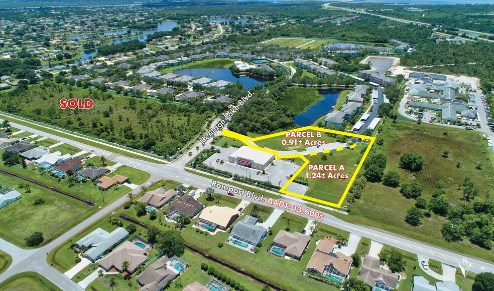 25445 Rampart Blvd, Punta Gorda, FL for sale - Aerial - Image 3 of 4