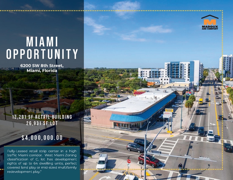 6200 SW 8th St, West Miami, FL for sale - Building Photo - Image 1 of 1