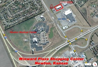 401-417 Windward Dr, Newton, KS - aerial  map view