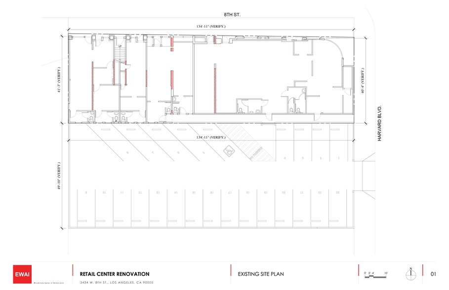 3428-3444 W 8th St, Los Angeles, CA for lease - Site Plan - Image 3 of 3