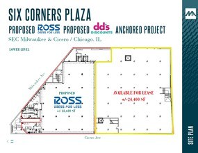 3970-3982 N Milwaukee Ave, Chicago, IL for lease Site Plan- Image 1 of 2