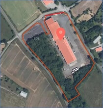 17 Chemin Des Pierres, Bourneau, VEN - AERIAL map view