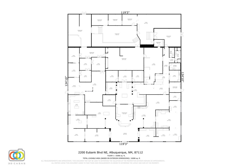 2200 Eubank Blvd NE, Albuquerque, NM for lease - Floor Plan - Image 2 of 45