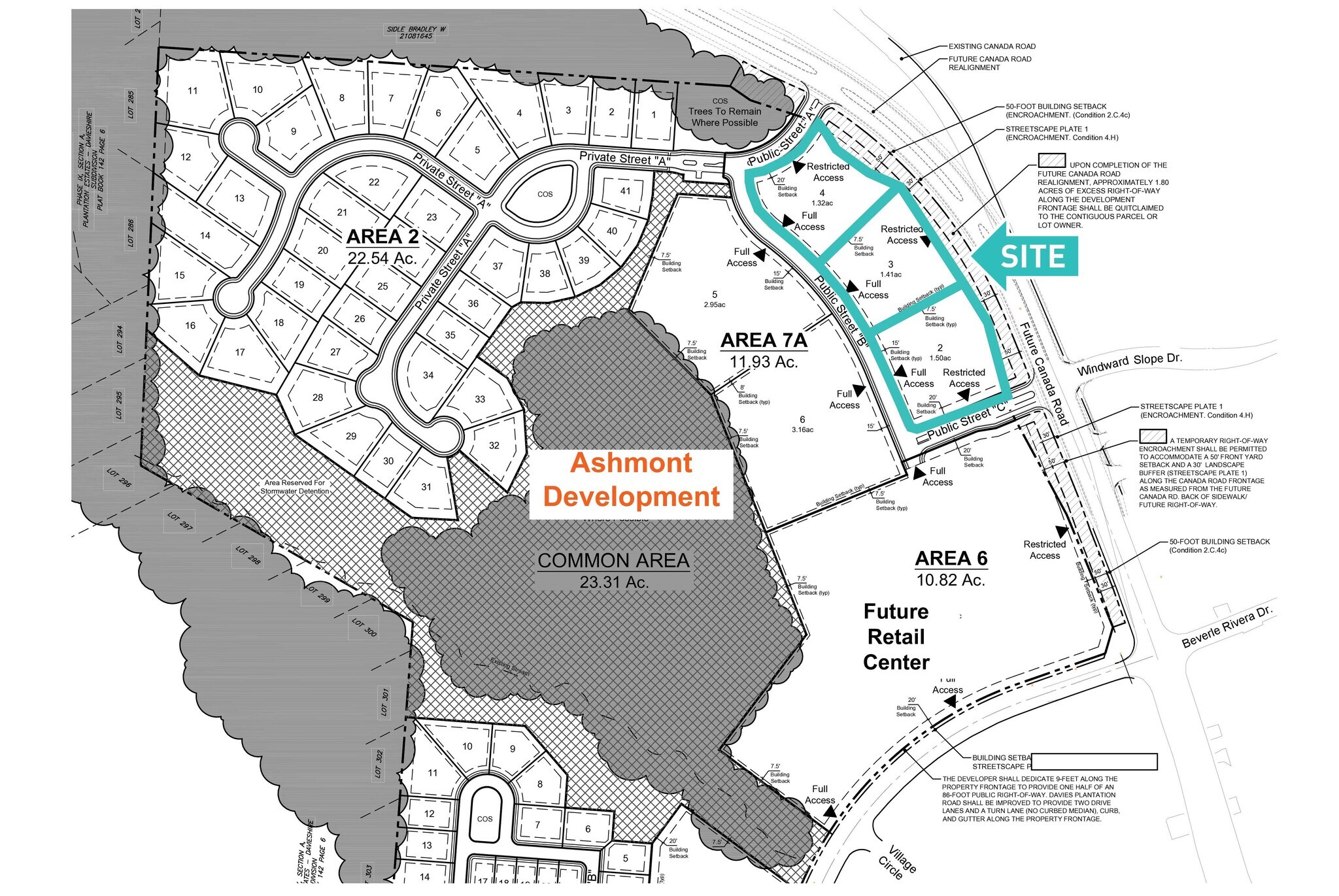 Canada Rd, Lakeland, TN for sale Plat Map- Image 1 of 2