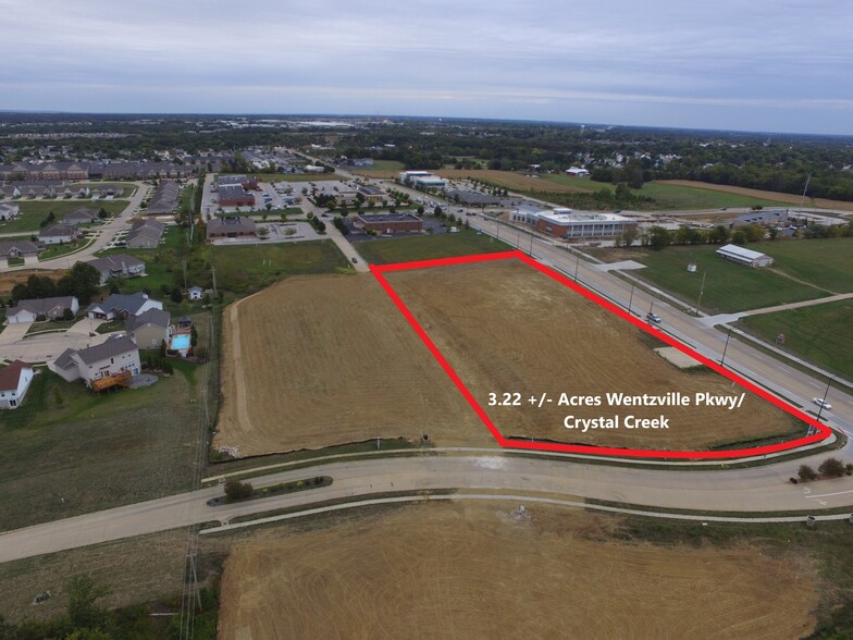 Crystal Creek @ Wentzville Pkwy. (3.22 Ac - Lot 3), Wentzville, MO for sale - Aerial - Image 1 of 5