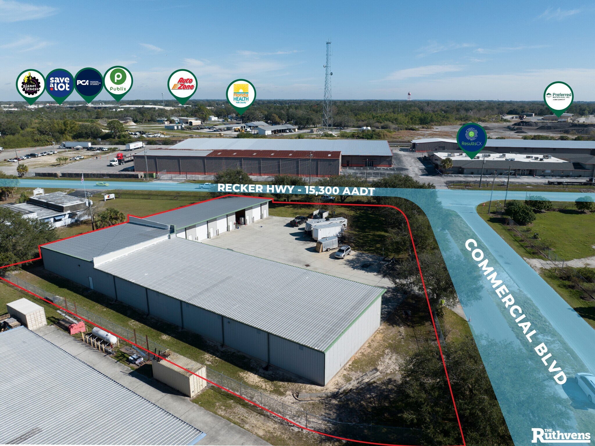 5450 Commercial Blvd, Auburndale, FL 33823 Small Bay Warehouse on