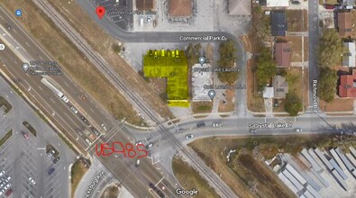 1862 S Crystal Lake Dr, Lakeland, FL - aerial  map view