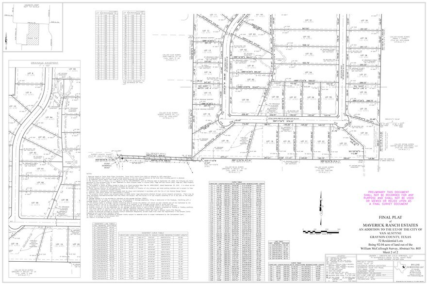 Stone Marshall Road, Van Alstyne, TX for sale - Site Plan - Image 2 of 3