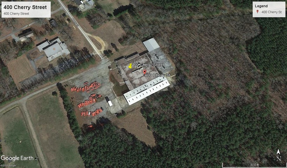 400 Cherry St, Woodland, NC for sale - Aerial - Image 1 of 1