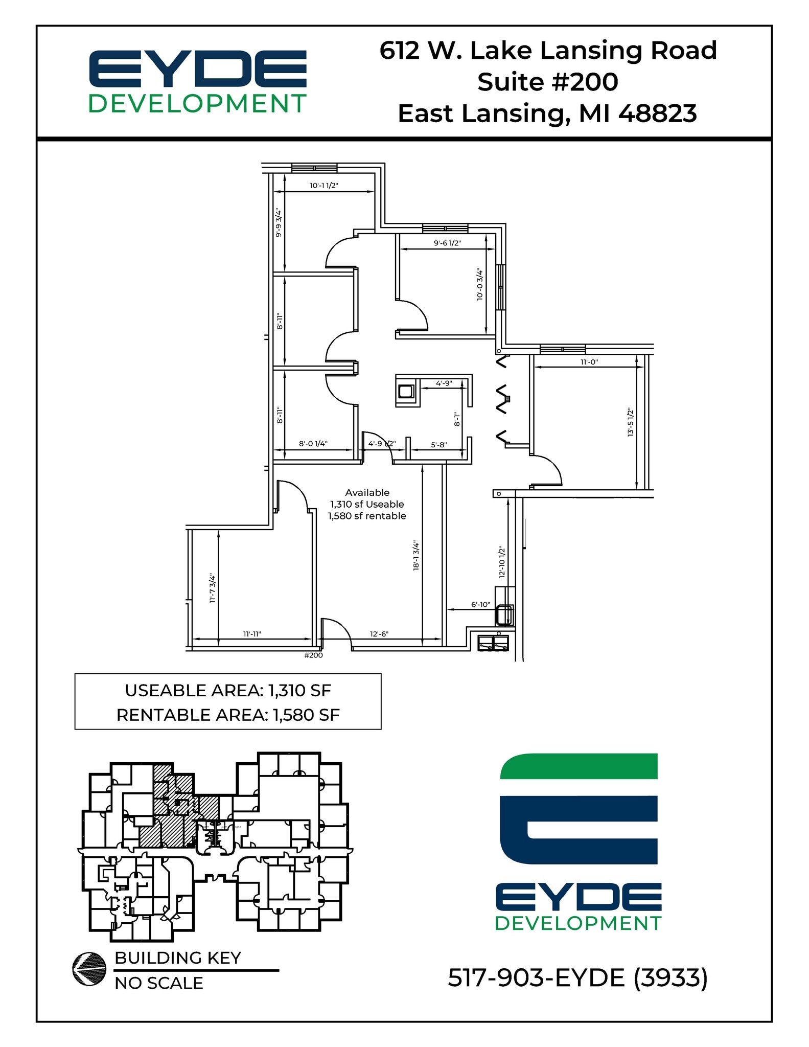 612 W Lake Lansing Rd, East Lansing, MI for lease Site Plan- Image 1 of 1