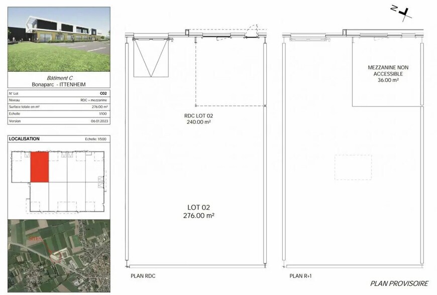 Flex in Ittenheim for sale - Floor Plan - Image 3 of 4