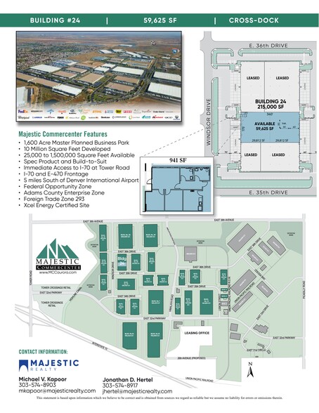 3500 N Windsor Dr, Aurora, CO for lease - Site Plan - Image 1 of 13