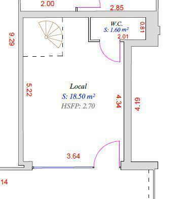 Retail in Mont-près-Chambord for lease - Floor Plan - Image 2 of 2
