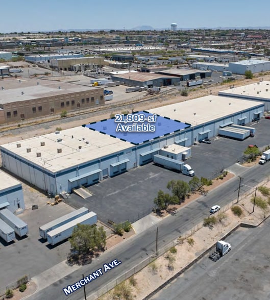7157 Merchant Ave, El Paso, TX for lease - Building Photo - Image 2 of 7