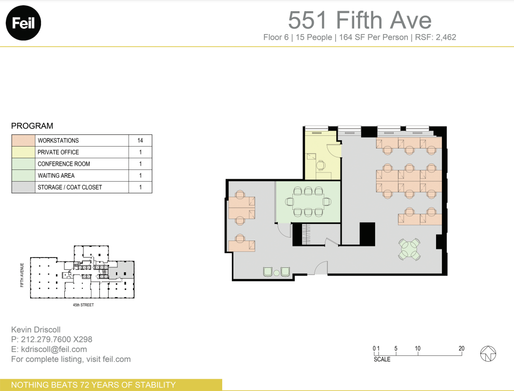 551 Fifth Ave, New York, NY for lease Floor Plan- Image 1 of 3