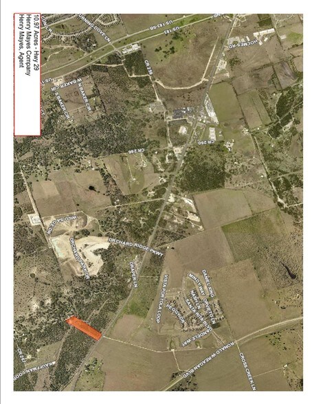 Hwy 29 & Ronald Reagan, Georgetown, TX for sale - Primary Photo - Image 1 of 1