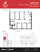 2500 W Higgins Rd, Hoffman Estates, IL for lease Floor Plan- Image 1 of 1