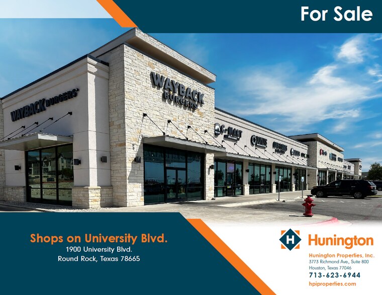 1900 University Blvd, Round Rock, TX for sale - Building Photo - Image 1 of 1