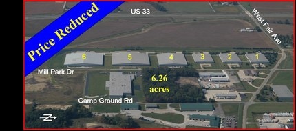 1091 Mill Park Dr, Lancaster, OH - AERIAL  map view - Image1