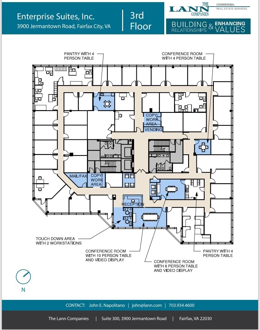 3900 Jermantown Rd, Fairfax, VA for lease Floor Plan- Image 1 of 1
