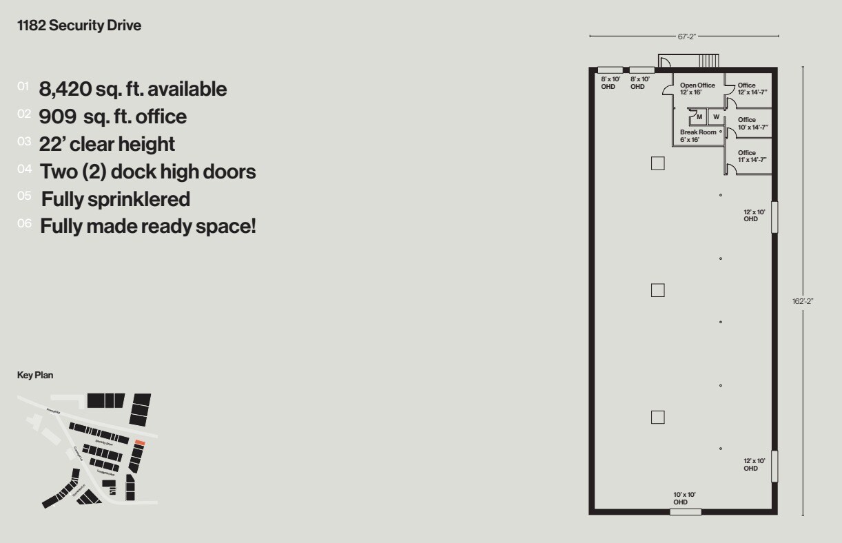 1121-1129 Conveyor Ln, Dallas, TX for lease Floor Plan- Image 1 of 1