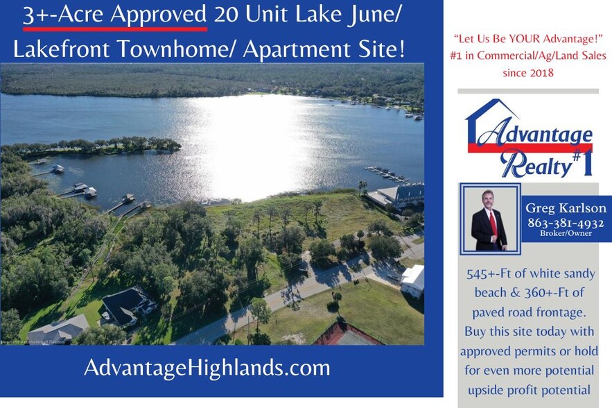 1040 Lake June Rd, Lake Placid, FL for sale - Primary Photo - Image 1 of 9