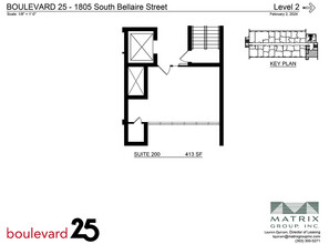 1805 S Bellaire St, Denver, CO for lease Floor Plan- Image 1 of 2