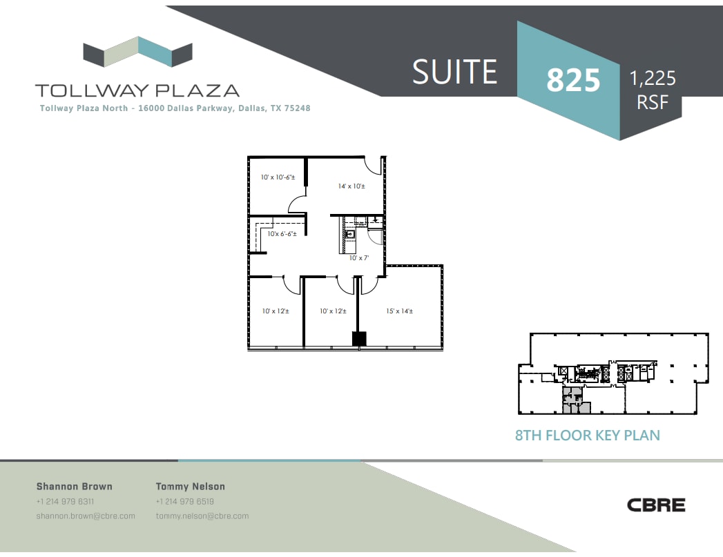 16000 N Dallas Pky, Dallas, TX for lease Floor Plan- Image 1 of 1