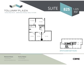 16000 N Dallas Pky, Dallas, TX for lease Floor Plan- Image 1 of 1