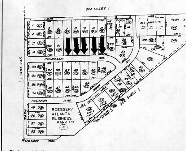 3646-3722 E Chipman Rd, Phoenix, AZ for lease - Plat Map - Image 2 of 15