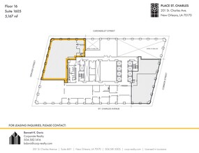 201 St. Charles Ave, New Orleans, LA for lease Site Plan- Image 1 of 1