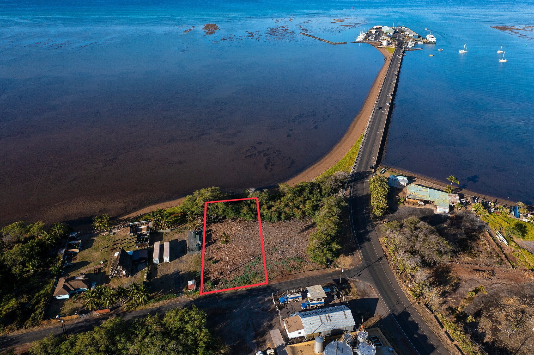 28 Beach Pl. pl, Kaunakakai, HI for sale Aerial- Image 1 of 7