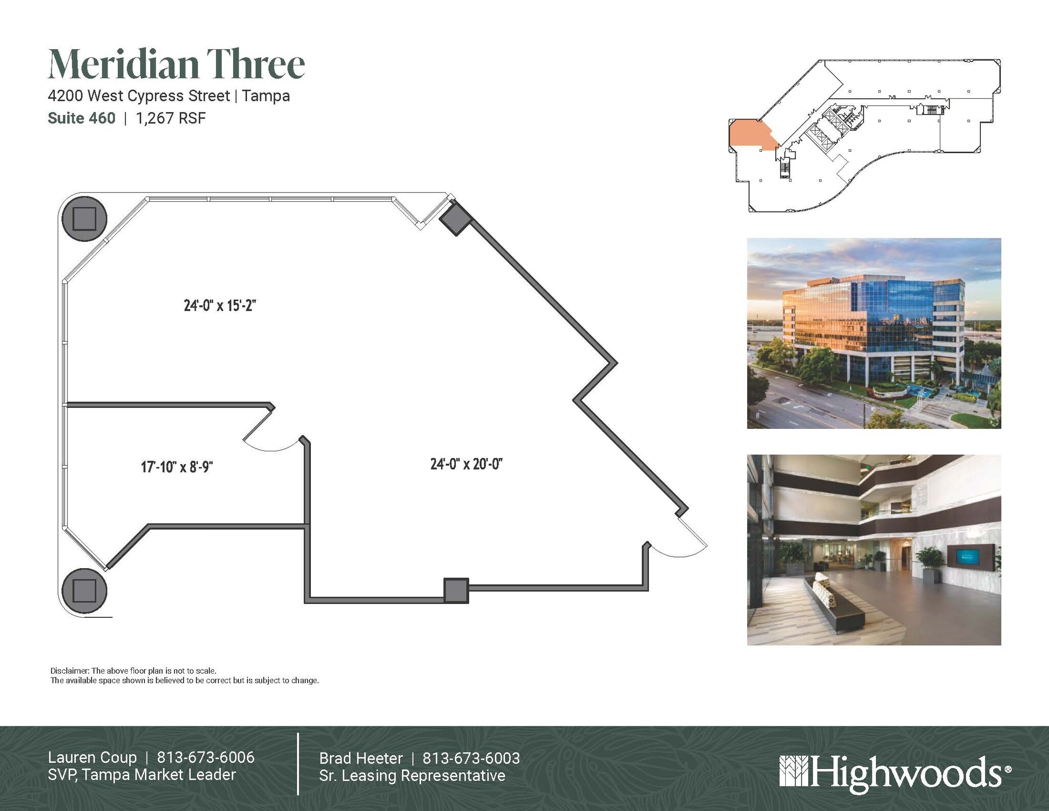4350 W Cypress St, Tampa, FL for lease Floor Plan- Image 1 of 1