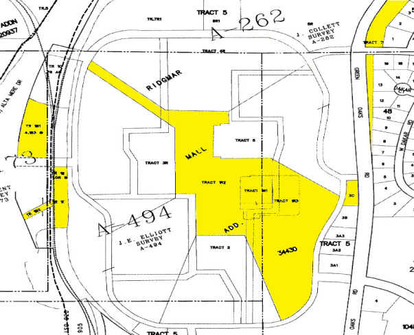 1700-2106 Green Oaks Rd, Fort Worth, TX for sale Plat Map- Image 1 of 1