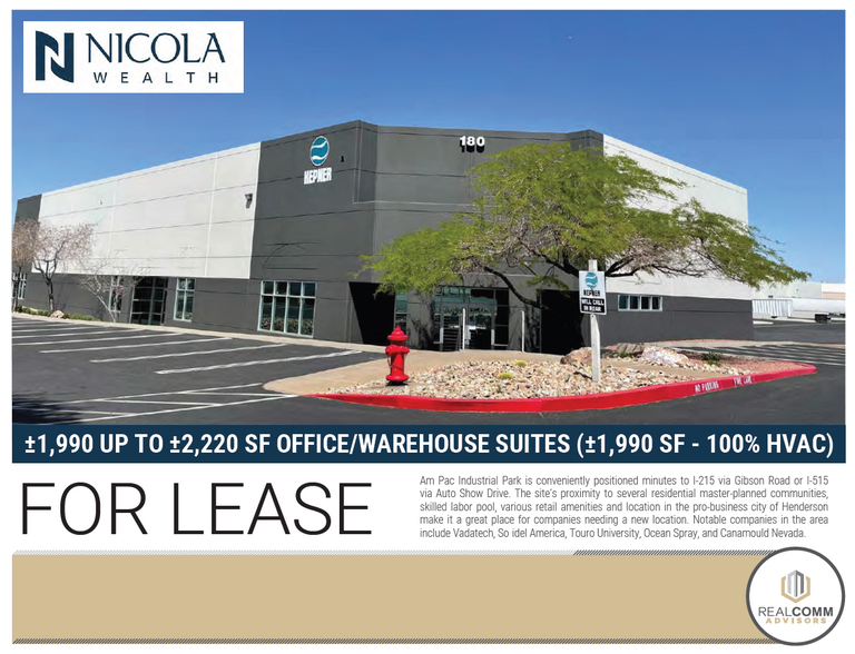 901 American Pacific Dr, Henderson, NV for lease - Building Photo - Image 1 of 5