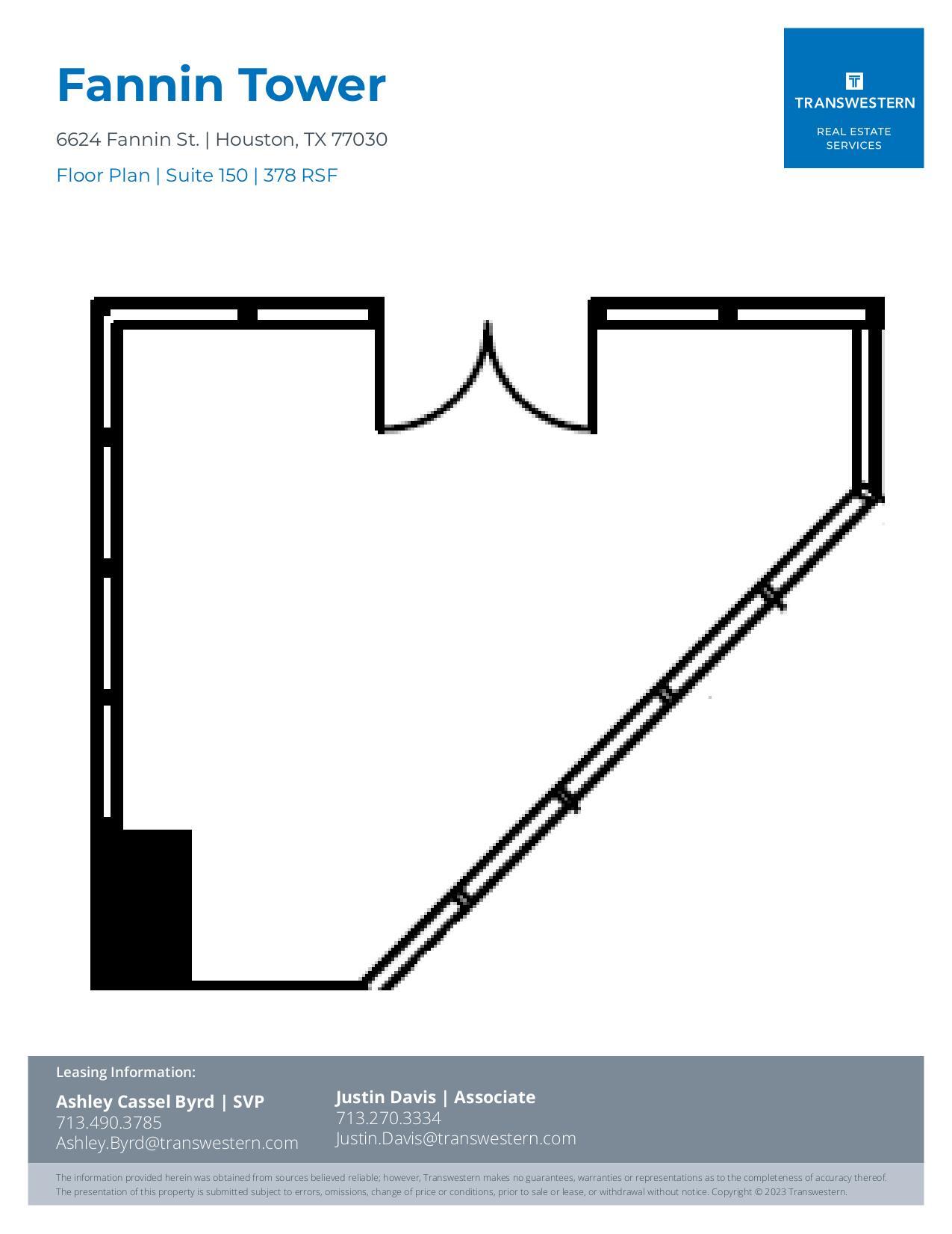 6624 Fannin St, Houston, TX for lease Floor Plan- Image 1 of 1