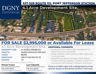 More details for 527-529 Route 112, Port Jefferson Station, NY - Land for Sale